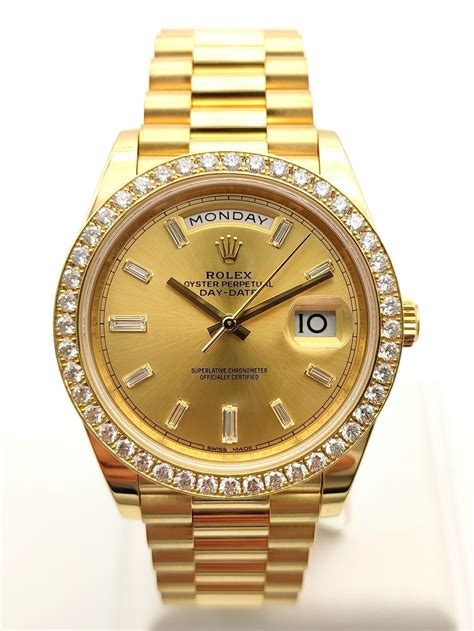 18ct rolex|diamond bezel for ladies Rolex.